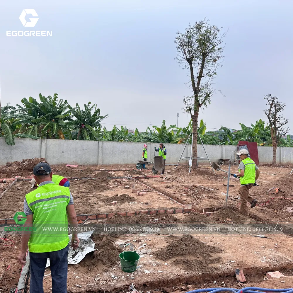 Hệ thống nền và thoát nước là phần đầu tư không nên cắt giảm trong các dự án cảnh quan nghỉ dưỡng.